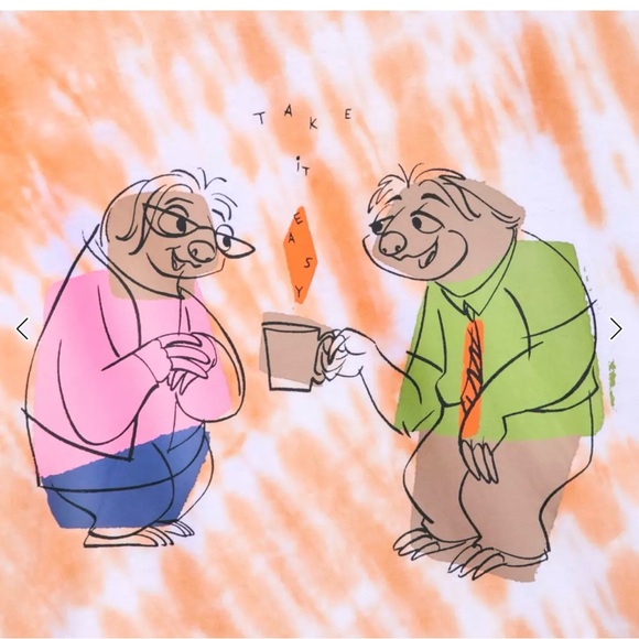 NWT🆕Disney Zootopia Sloths T-Shirt - Picture 2 of 9